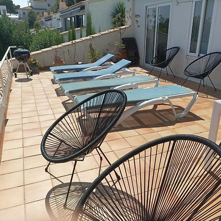 "La Terrasse De La Mer 8" -Climatisation-Wifi-Bbq -Piscine-Parking Begur Exterior photo