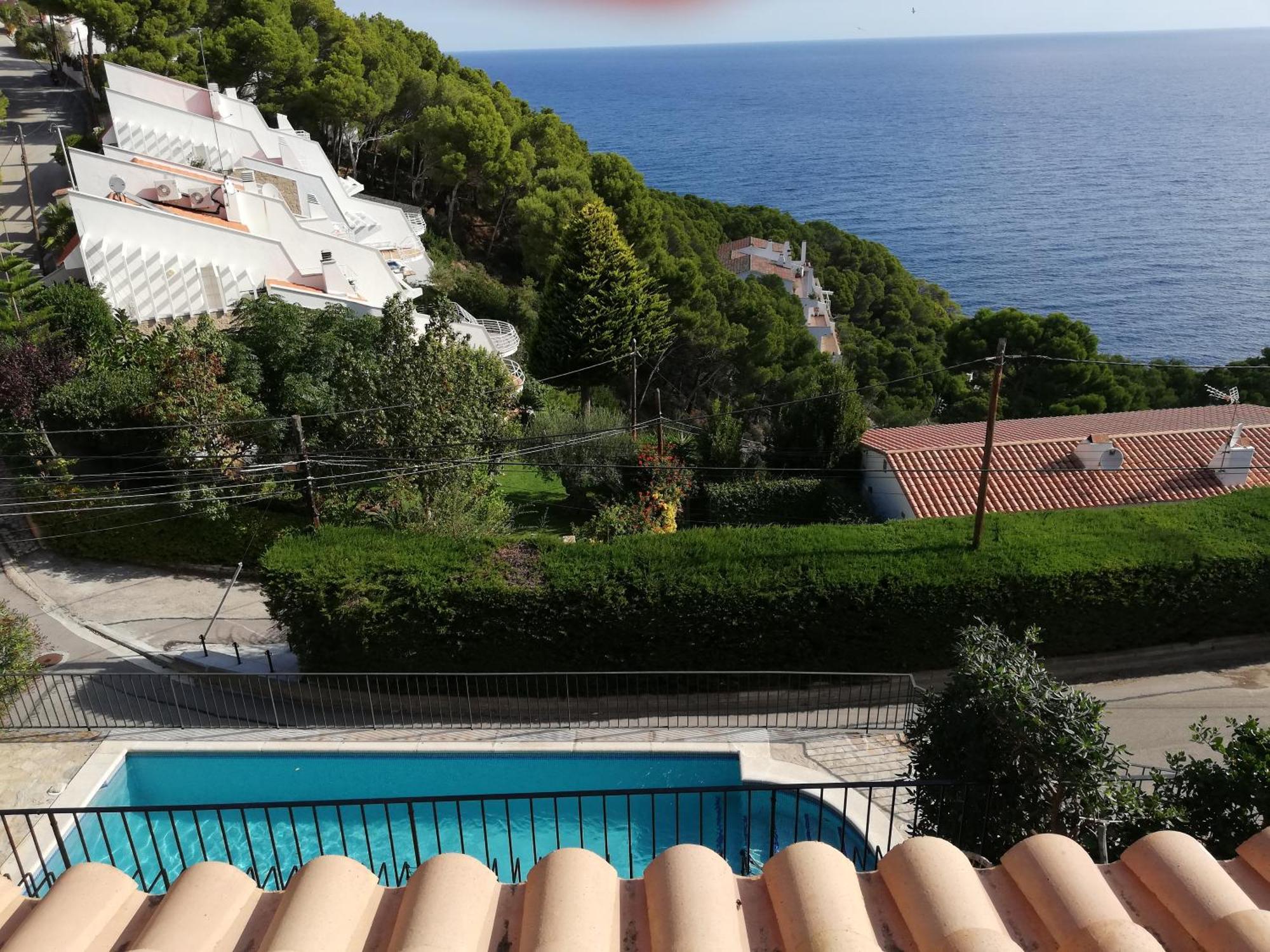 "La Terrasse De La Mer 8" -Climatisation-Wifi-Bbq -Piscine-Parking Begur Exterior photo