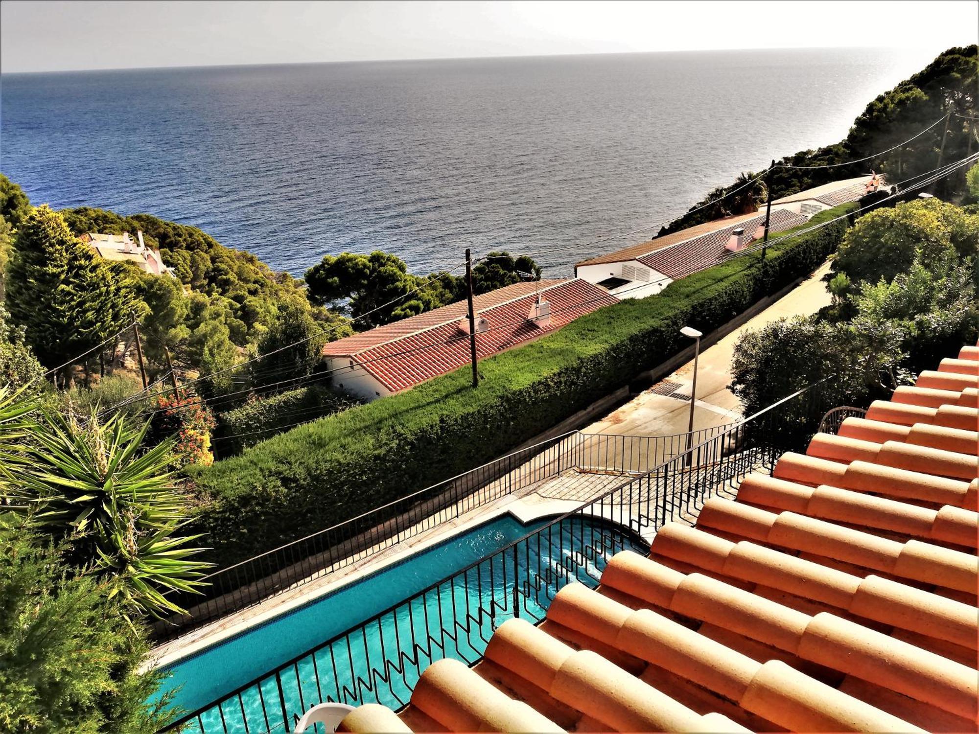 "La Terrasse De La Mer 8" -Climatisation-Wifi-Bbq -Piscine-Parking Begur Exterior photo