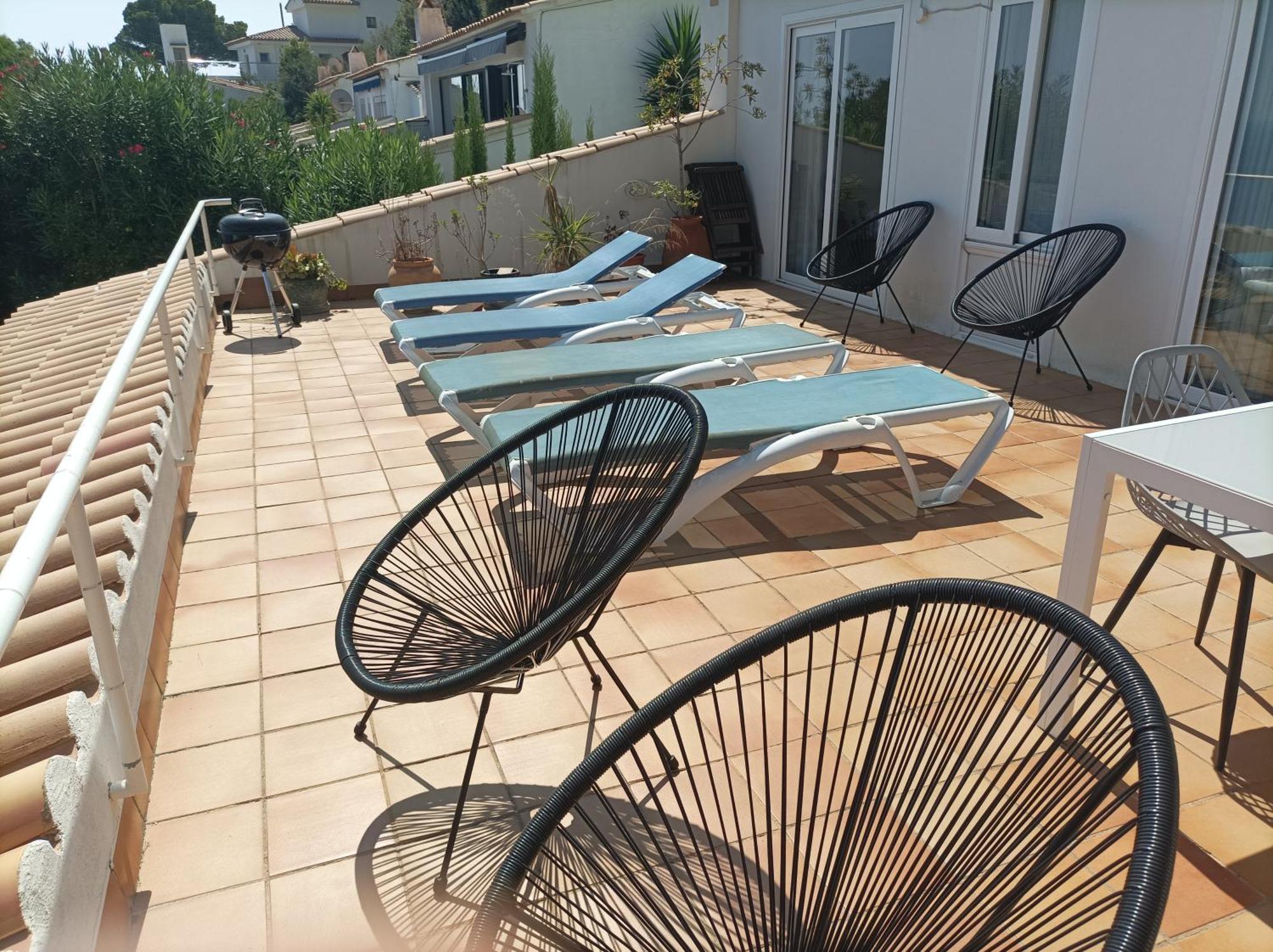 "La Terrasse De La Mer 8" -Climatisation-Wifi-Bbq -Piscine-Parking Begur Exterior photo